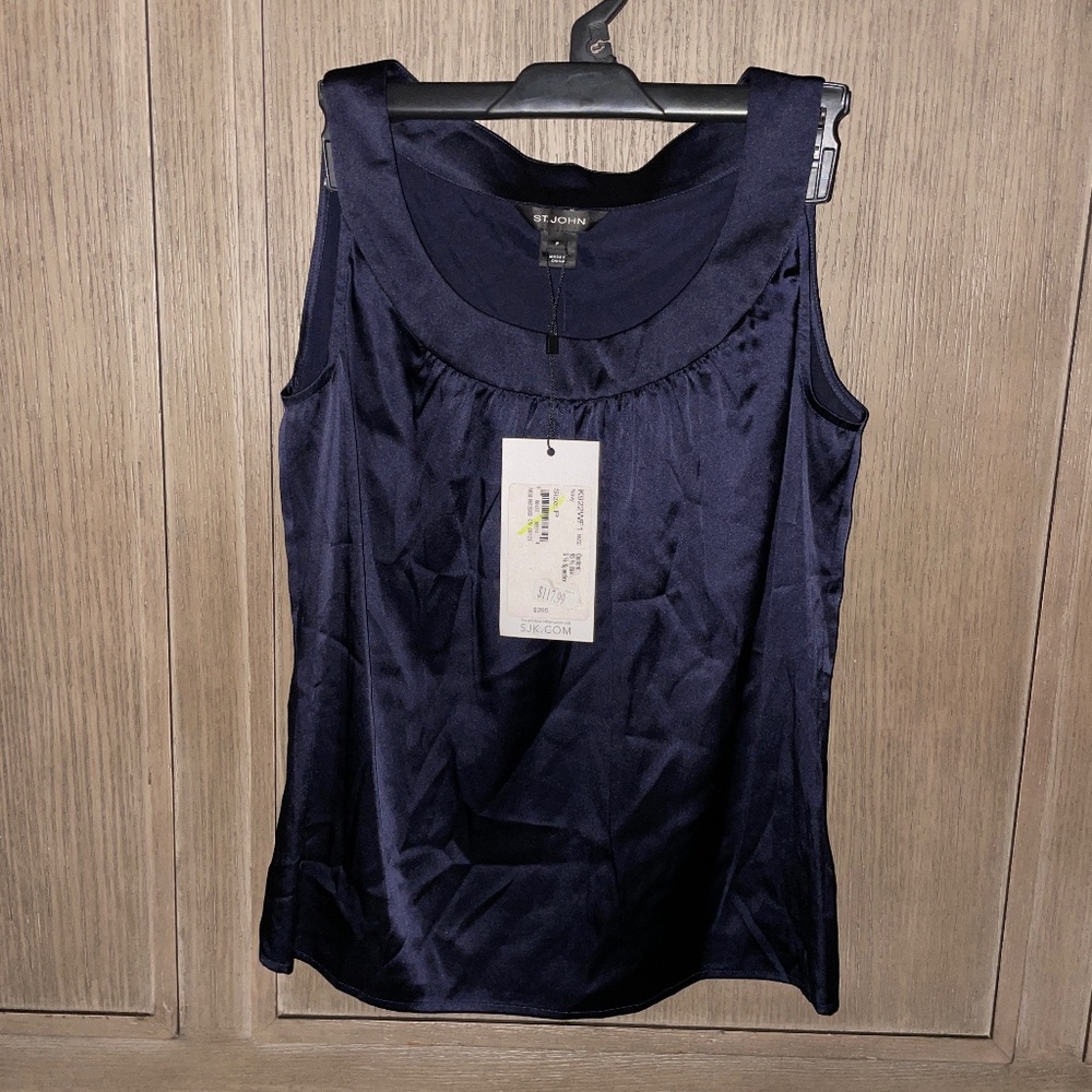 ST. JOHN NWT petite WOMENS BLOUSE